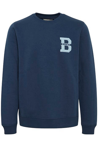 Regular Fit 'B' Sweatshirt / Navy Blue