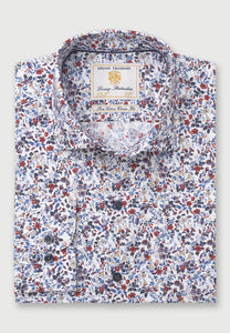Multicoloured Floral Print Casual Shirt