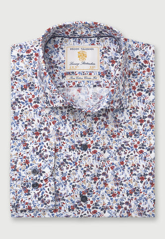 Multicoloured Floral Print Casual Shirt