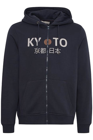 KYOTO Zipped Hoody / Black