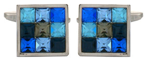 Blue Crystal Cufflinks