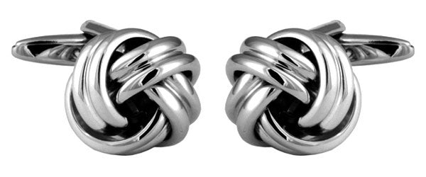 Double Curved Knot Cufflinks