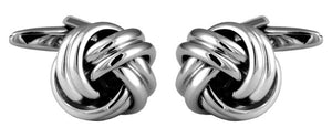 Double Curved Knot Cufflinks