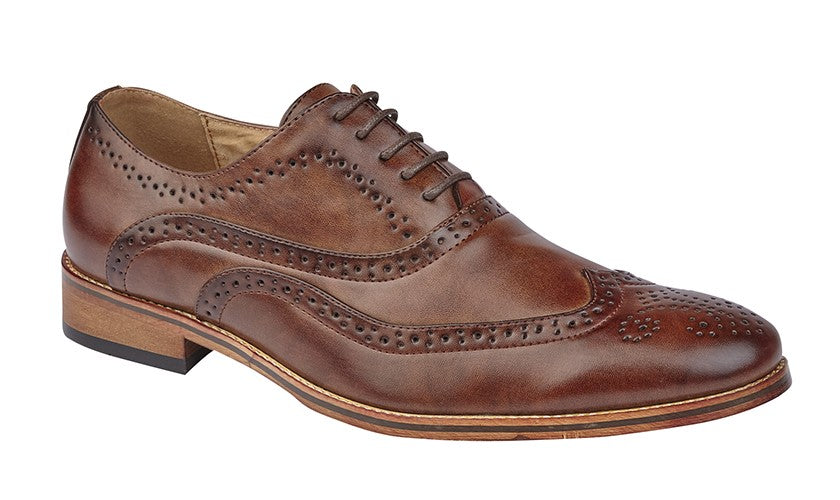 5 Eye Wing Capped Brogue Oxford Shoe