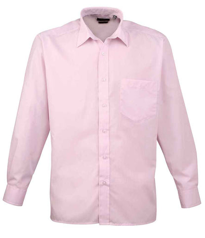 Pink Long Sleeve Easy-care Shirt