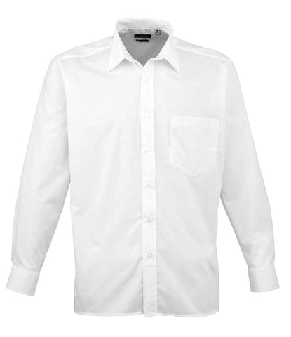 White Long Sleeve Easy-care Shirt