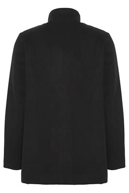 Blend Woven Coat - Black