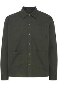 Blend Over Shirt Dk Green