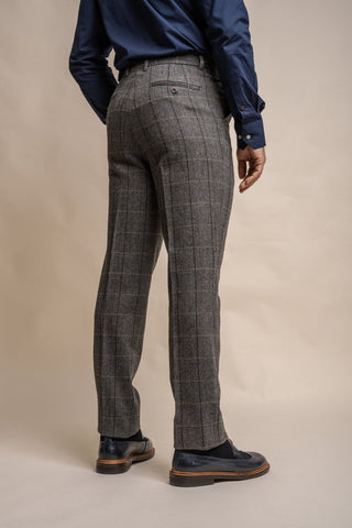 Albert Grey Tweed Trousers
