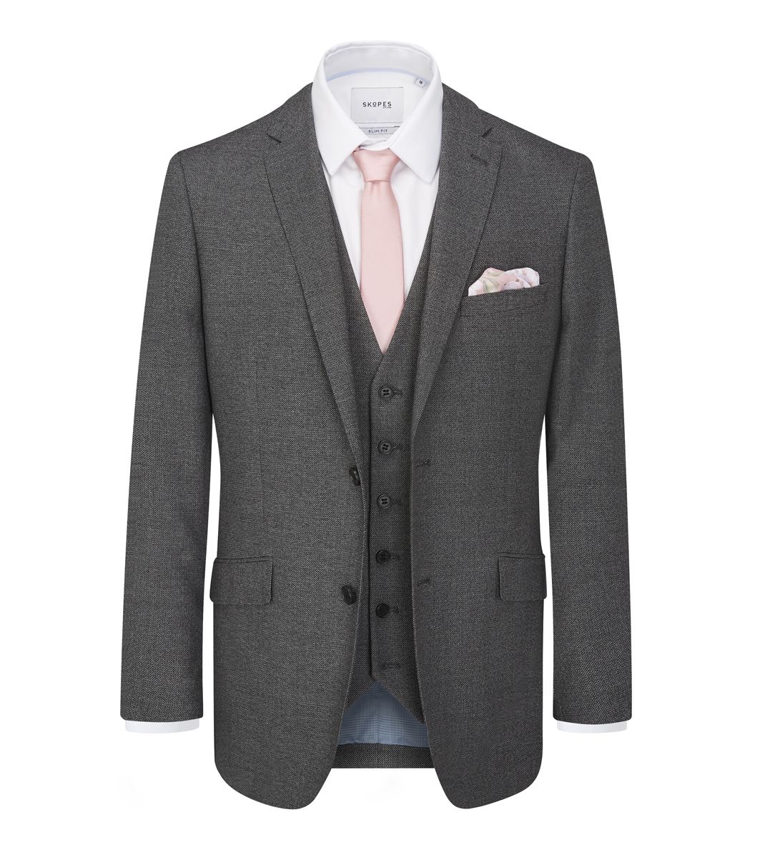 Harcourt Slim Grey Jacket