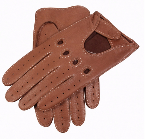 Dents Men's Handsewn Deerskin Leather Driving Gloves