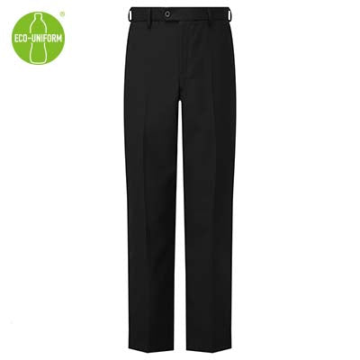 Boy's Sturdy Fit Black School Trousers