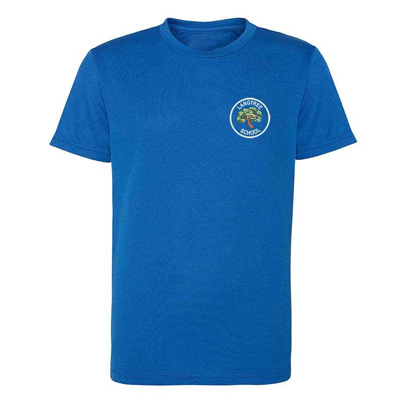 Langtree Community Primary Performance PE T-shirt - ROYAL