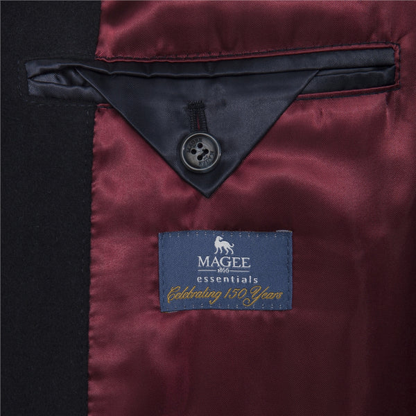 Magee Dark Navy Double Breasted Peacoat