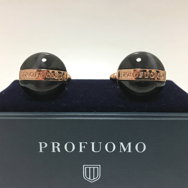Profuomo name engraved across the rose gold band