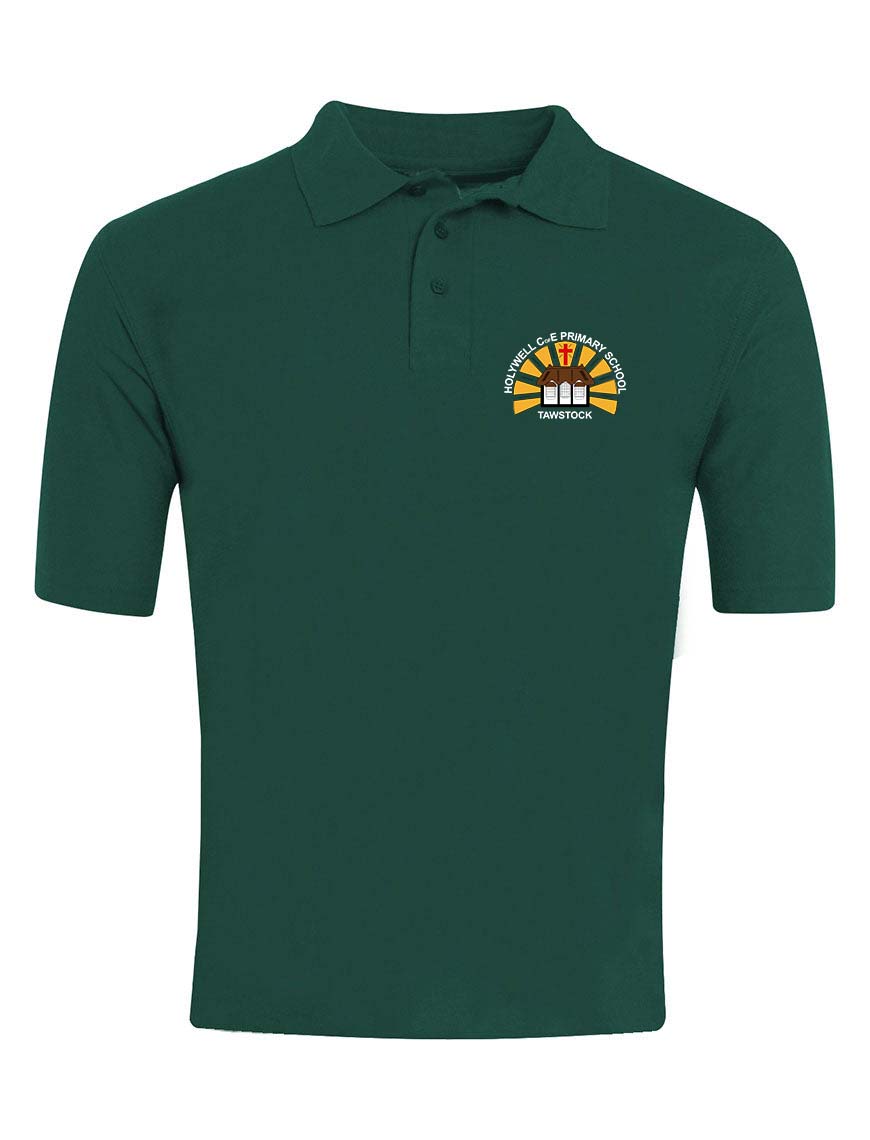 Holywell C of E Polo-shirt - Green