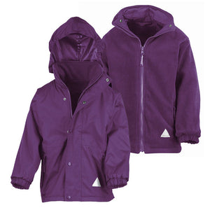 Reversible Coat - Purple + Purple