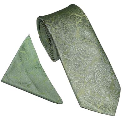 Wedding Paisley Tie Set