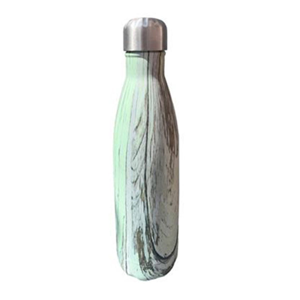 Woodgrain Print Thermal Water Bottles